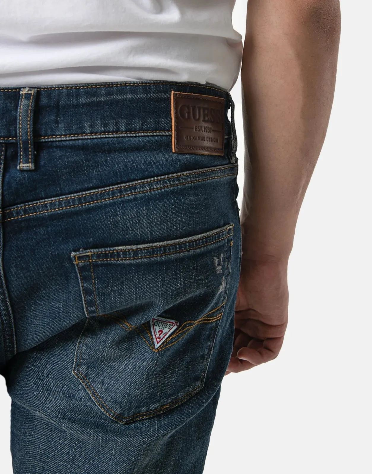 Guess Avalanche Mid Wash Slim Bootleg Jeans
