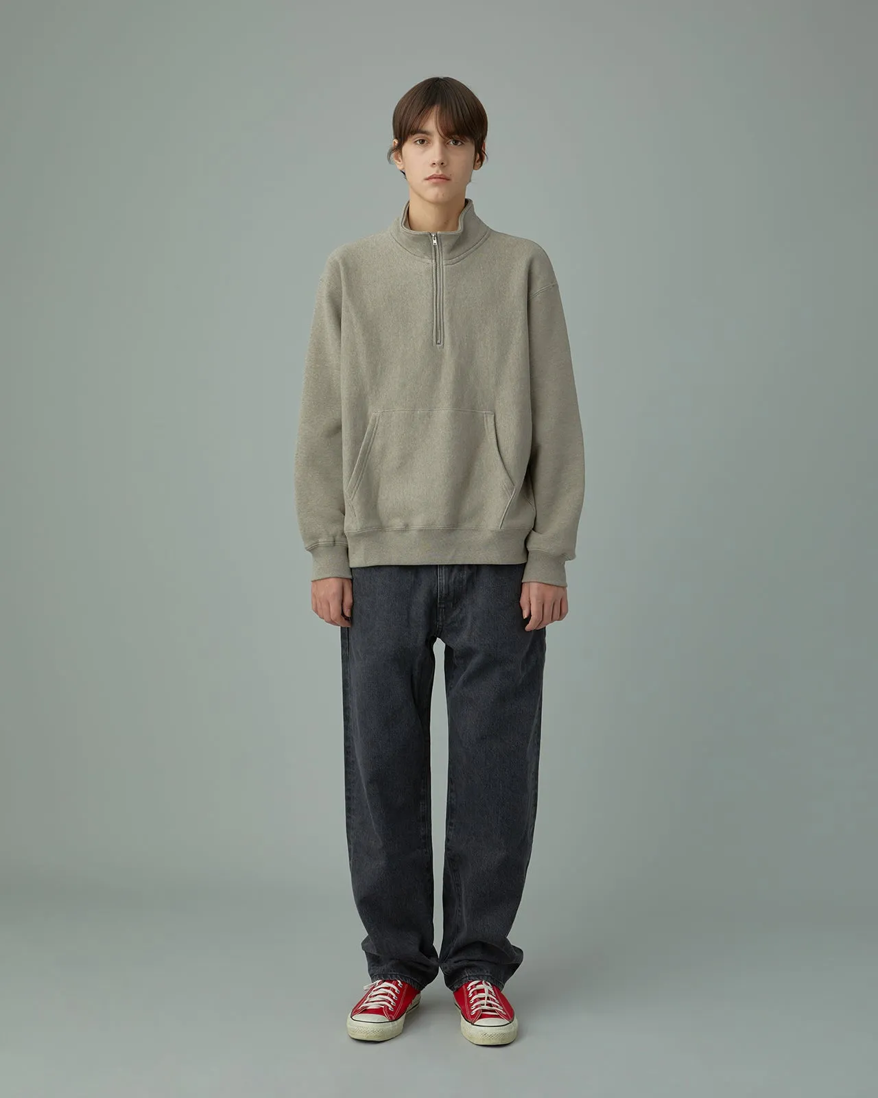 Half Zip Pocket Pullover Sage