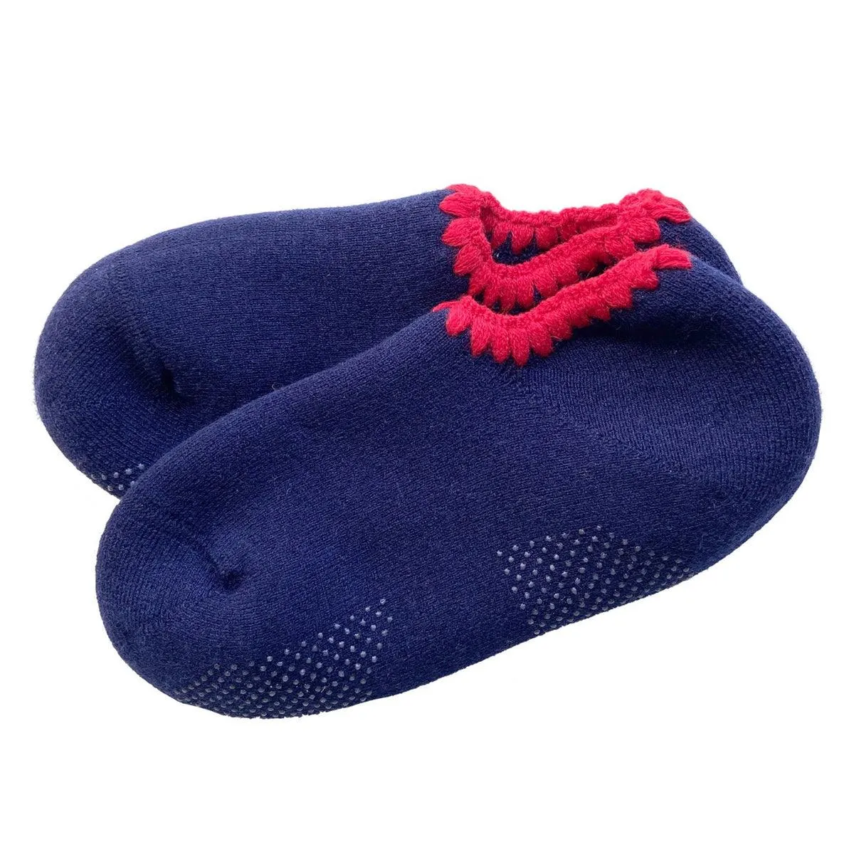 Handcrafted Slipper Socks | Wool with Grips | Medium
