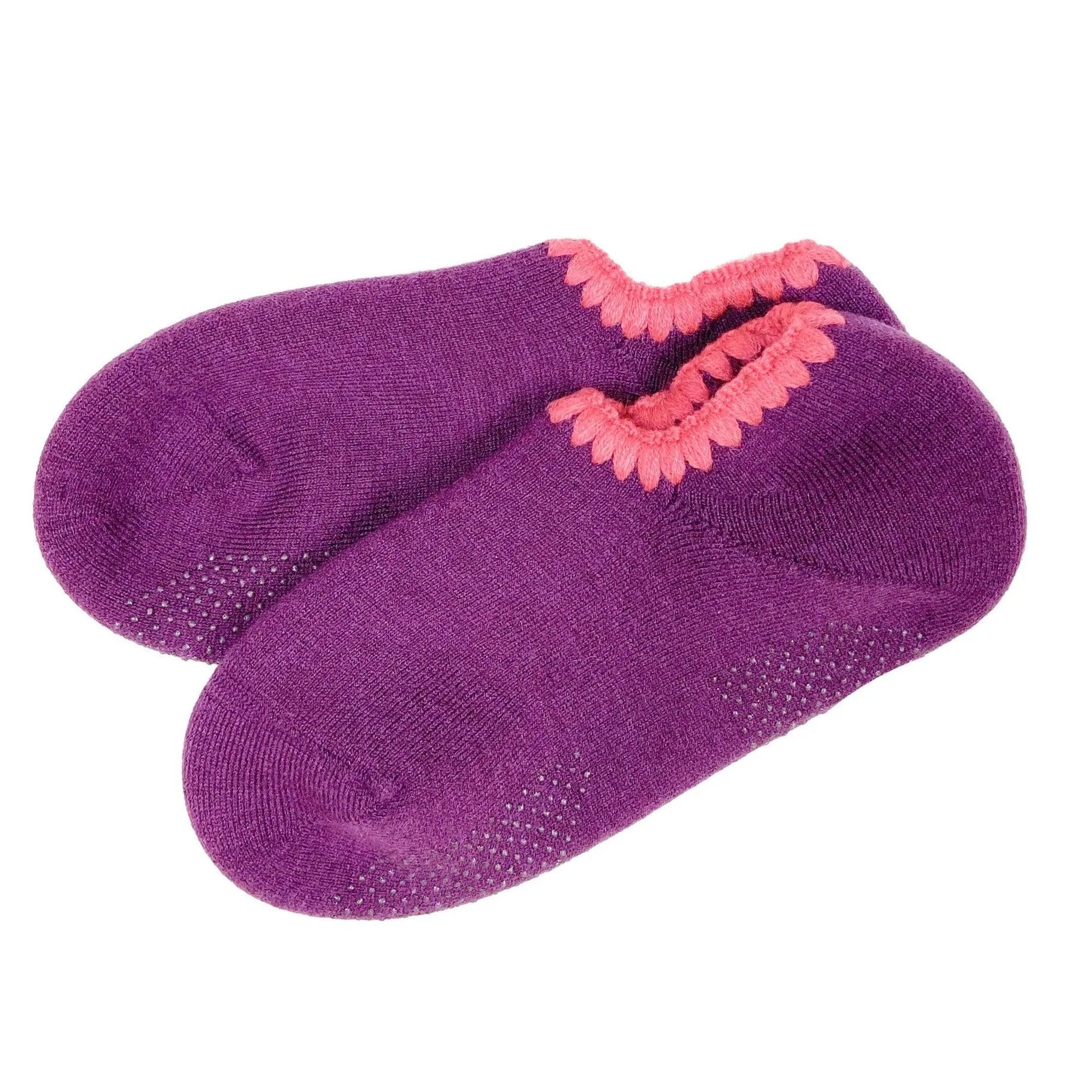 Handcrafted Slipper Socks | Wool with Grips | Medium