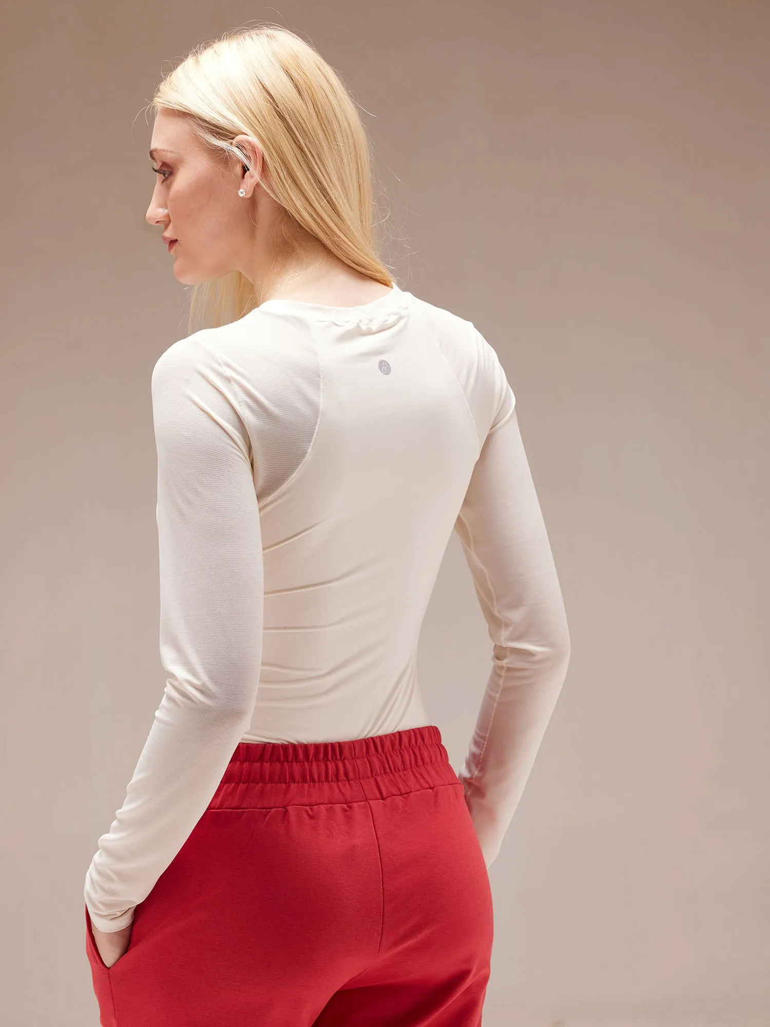 Ivory Air Mesh Bodysuit