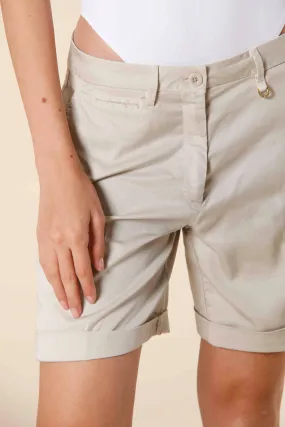 Jaqueline Curvie woman's chino bermuda in twill curvy ①