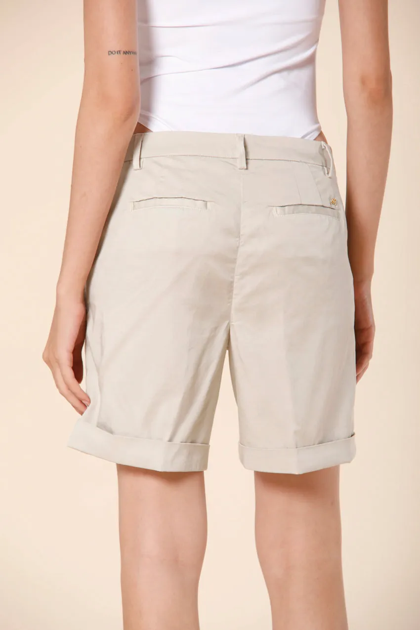Jaqueline Curvie woman's chino bermuda in twill curvy ①