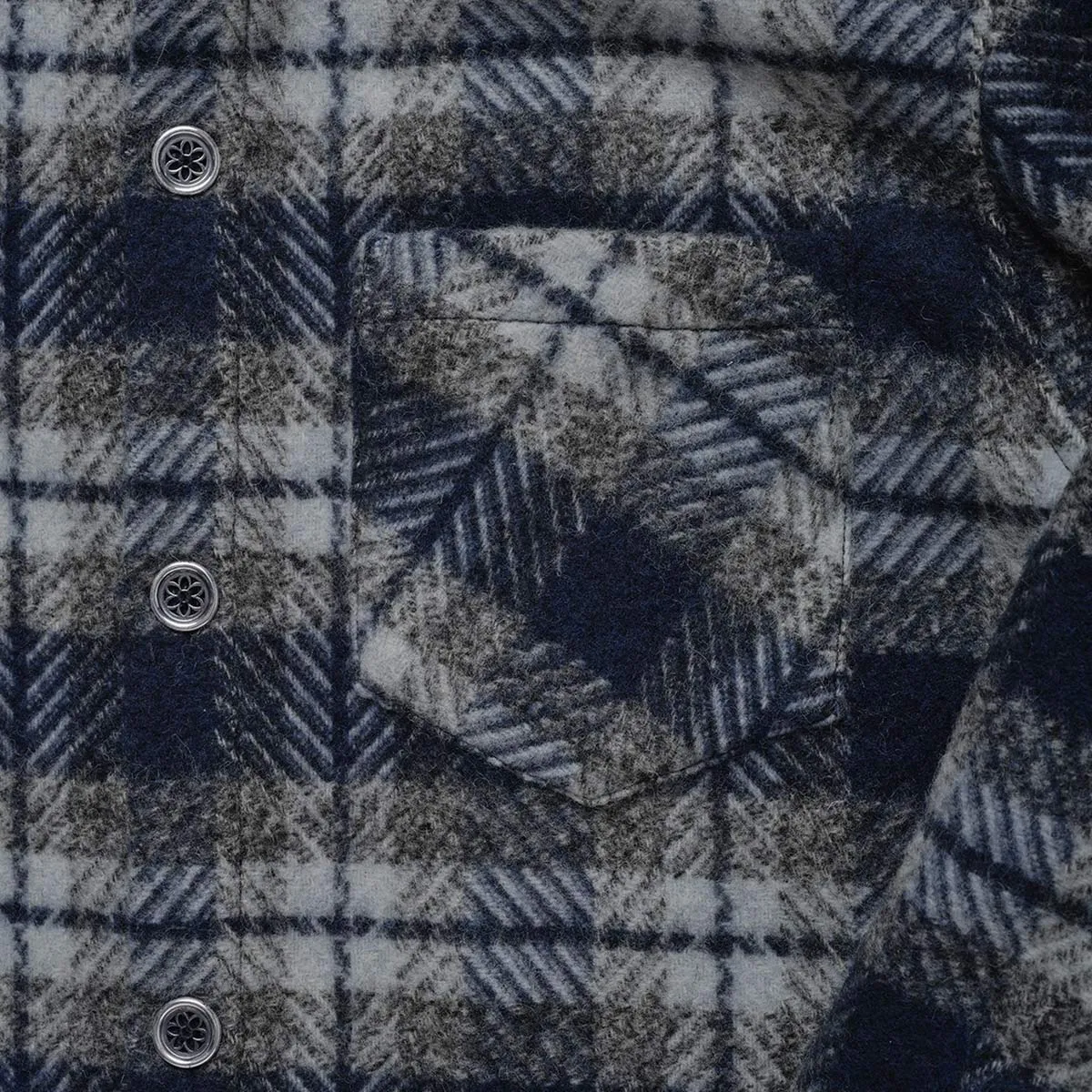 K Plaid Oversized Button Up
