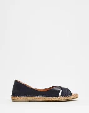 Kasey Peeptoe Espadrille - Navy