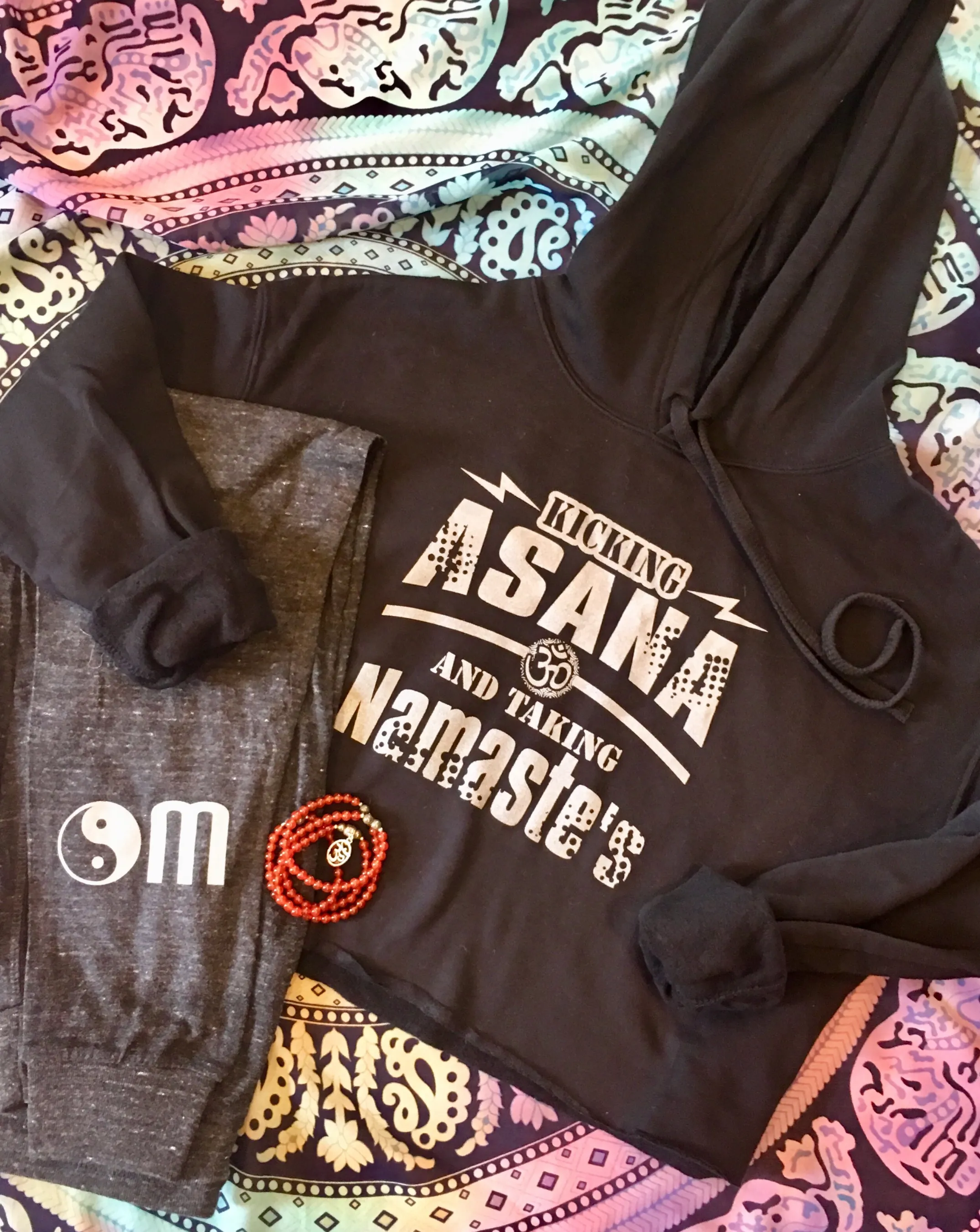 Kicking ASANA & Taking Namaste's Crop Hoodie
