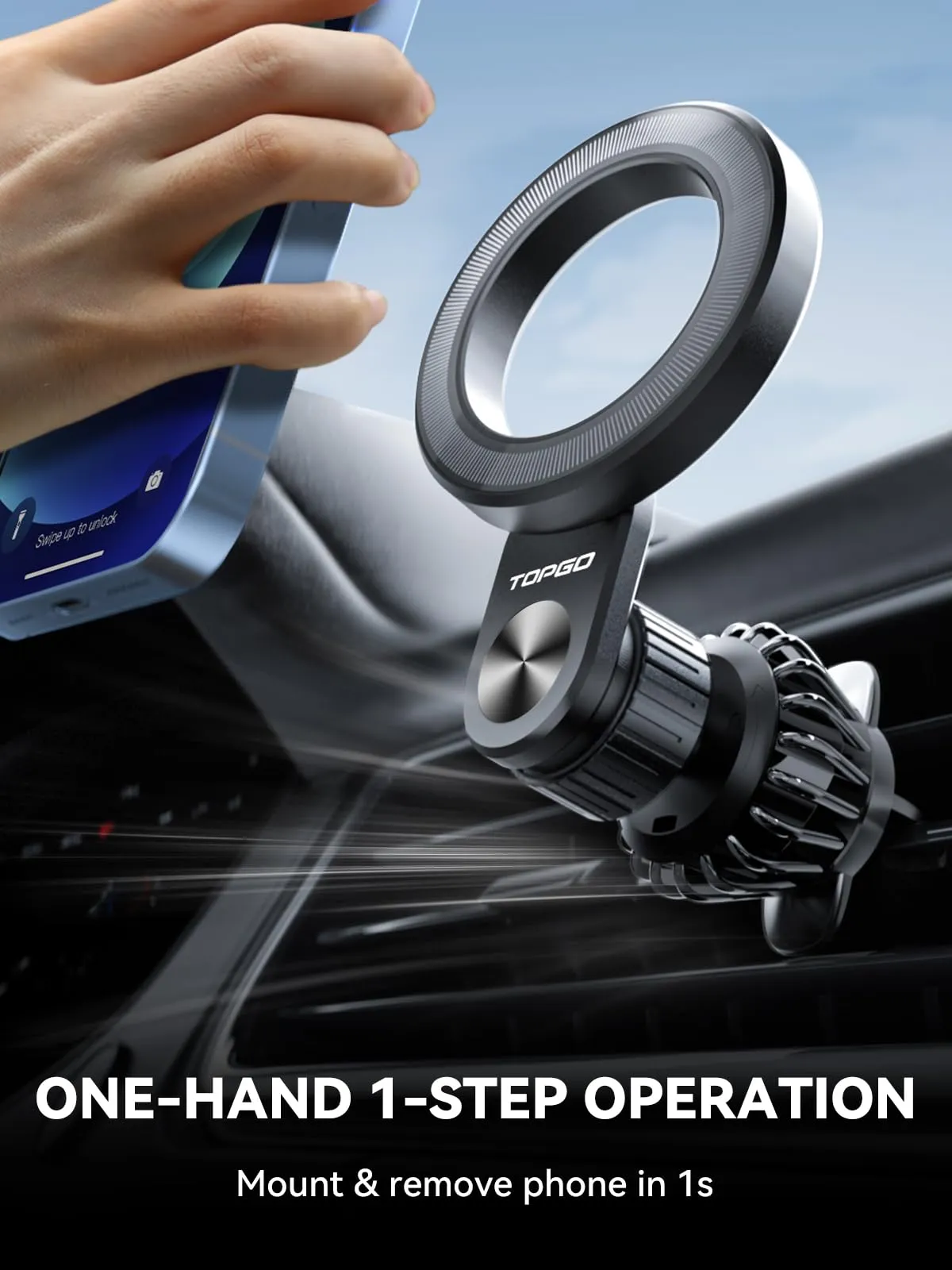 MagSafe Car Mount Magnetic Phone Mount