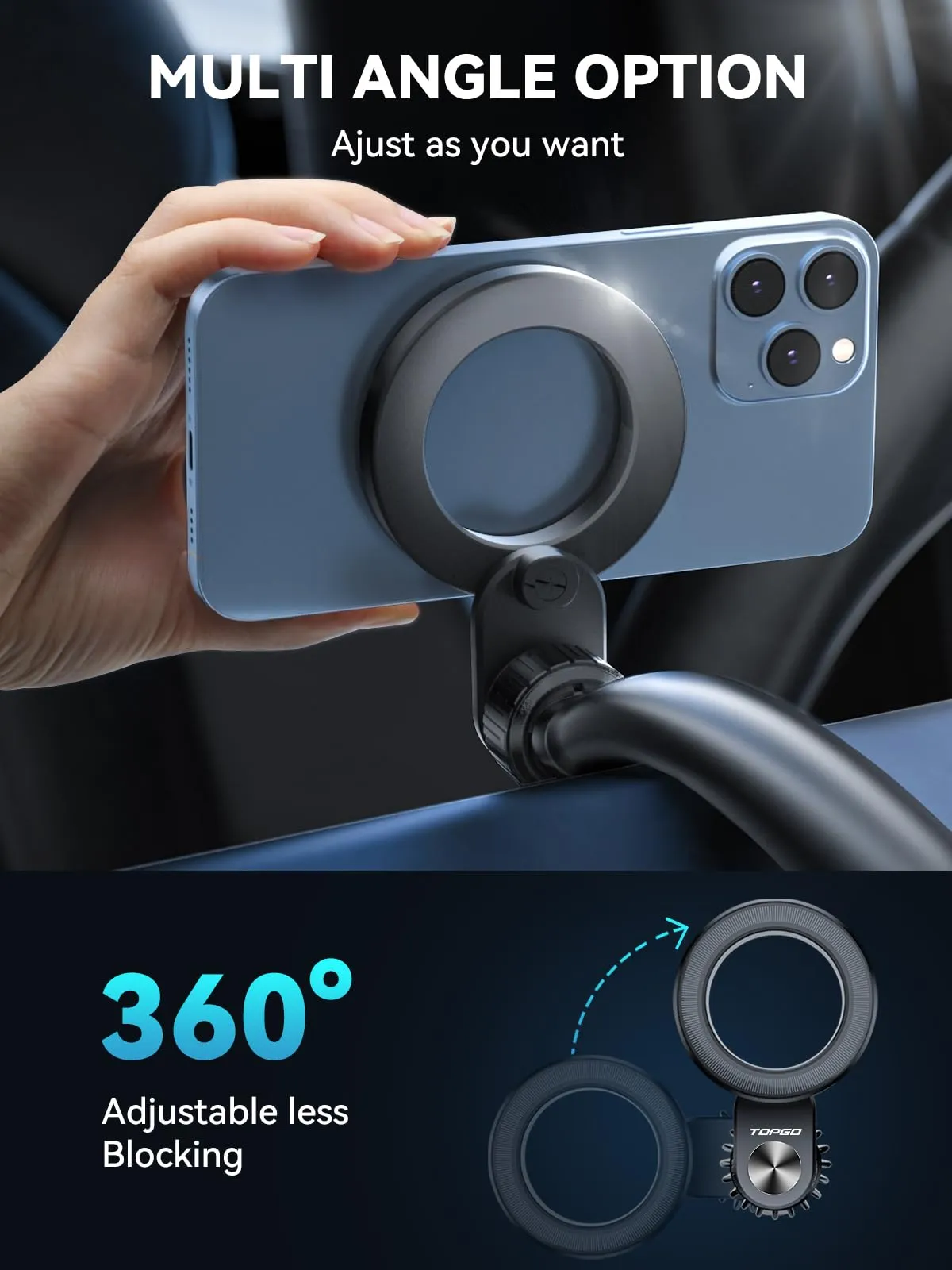 MagSafe Car Mount Magnetic Phone Mount