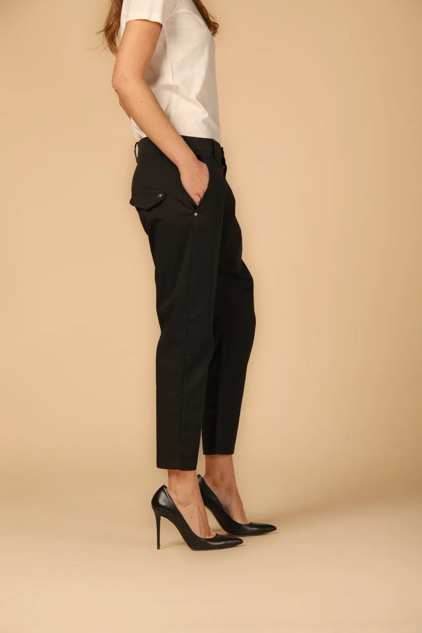 Malibu Jogger women's chino pants in gabardine relaxed ①
