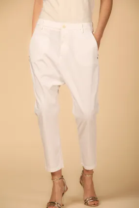 Malibu Jogger women's chino pants in gabardine relaxed ①