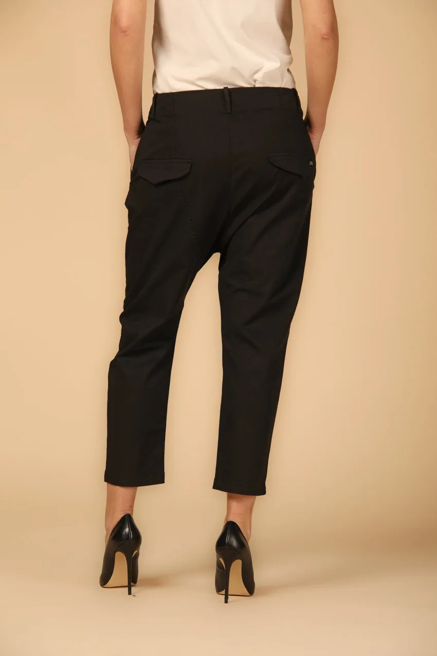 Malibu Jogger women's chino pants in gabardine relaxed ①
