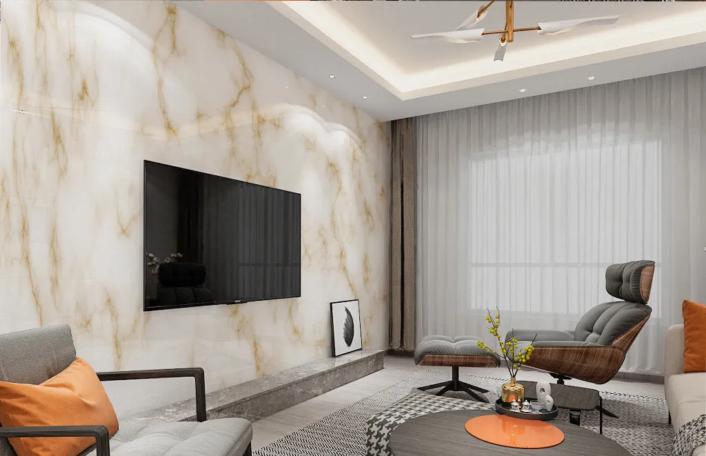Marble mural Gold wallpaper Room decor aesthetic wallpaper for teenage girls  Peel and stick Adhesive wall murals Wall prints