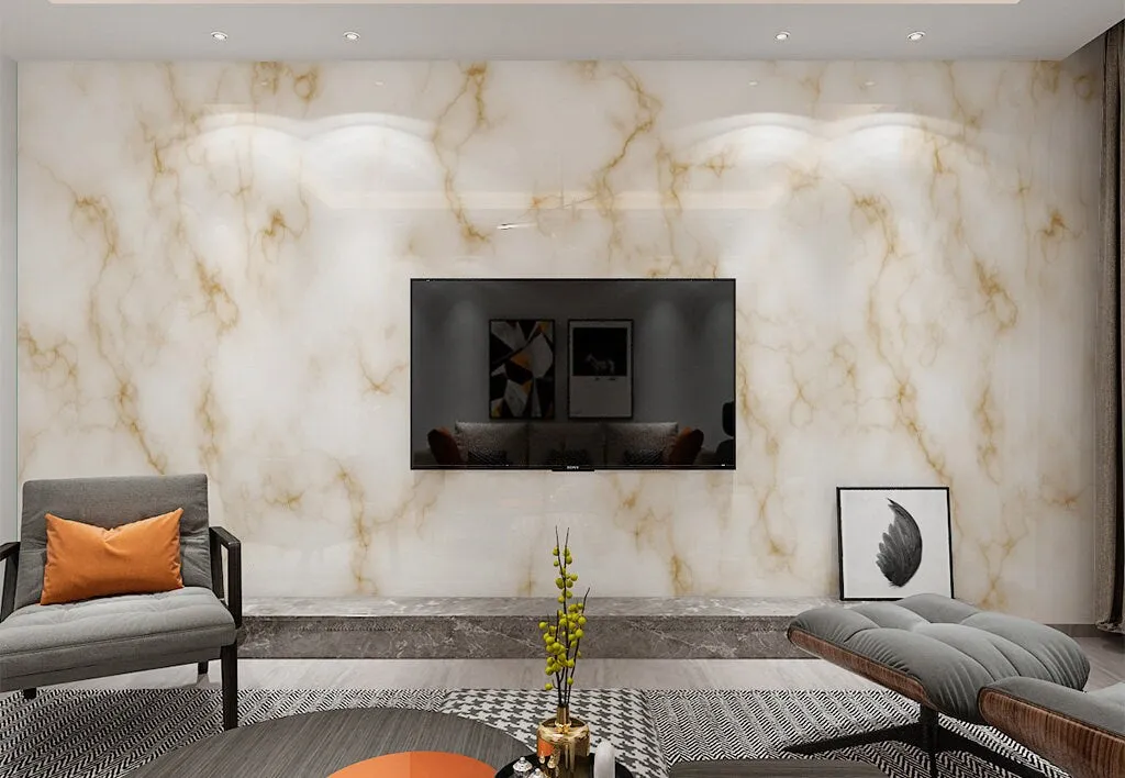 Marble mural Gold wallpaper Room decor aesthetic wallpaper for teenage girls  Peel and stick Adhesive wall murals Wall prints