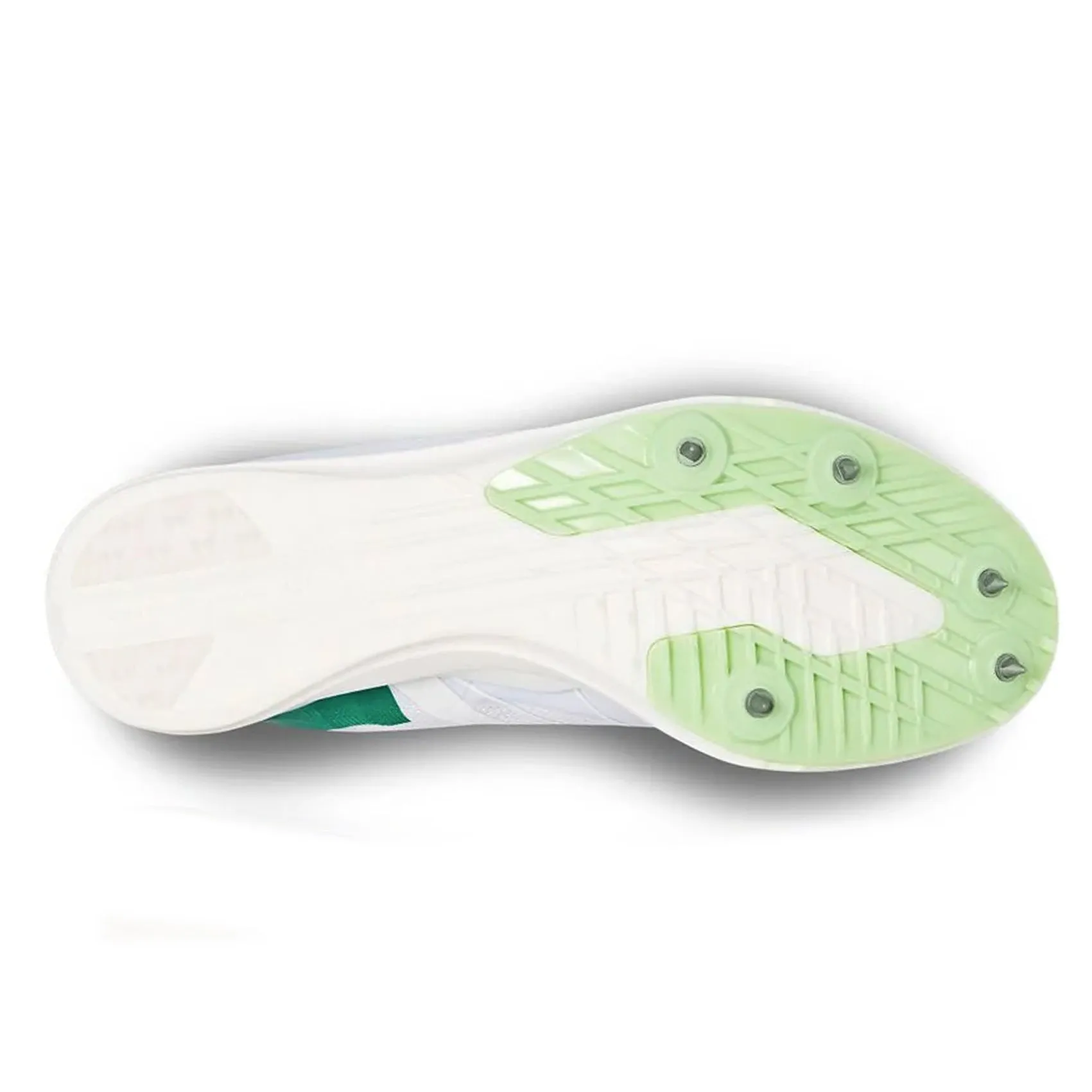 Mens On Running Cloudspike 1500m - Undyed White / Mint