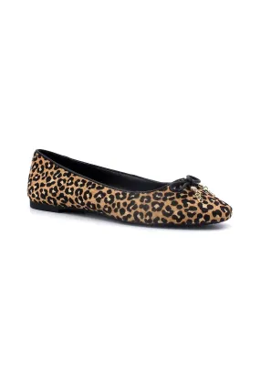 MICHAEL KORS Nori Flat Ballerina Donna Fantasia Black Multi 40F3NRFP1H