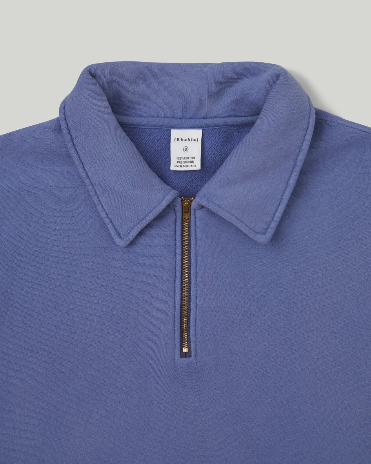 O.D Quarter Zip Pullover Faded Navy