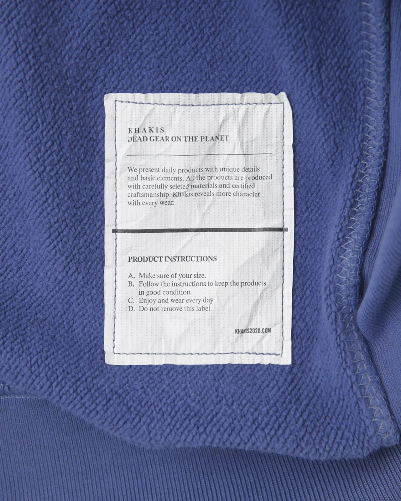 O.D Quarter Zip Pullover Faded Navy