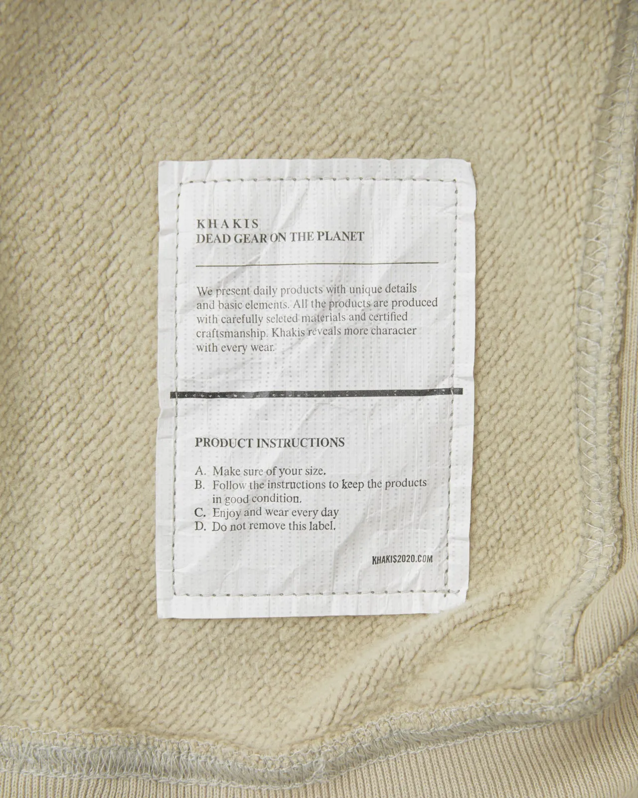 O.D Quarter Zip Pullover Stone