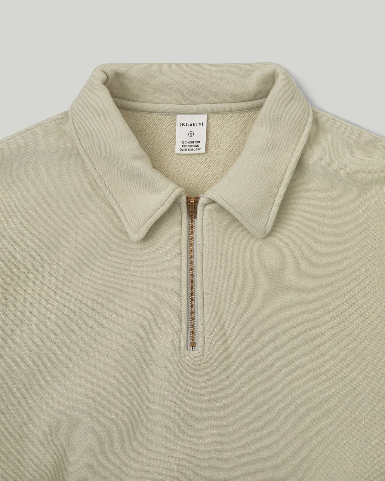 O.D Quarter Zip Pullover Stone