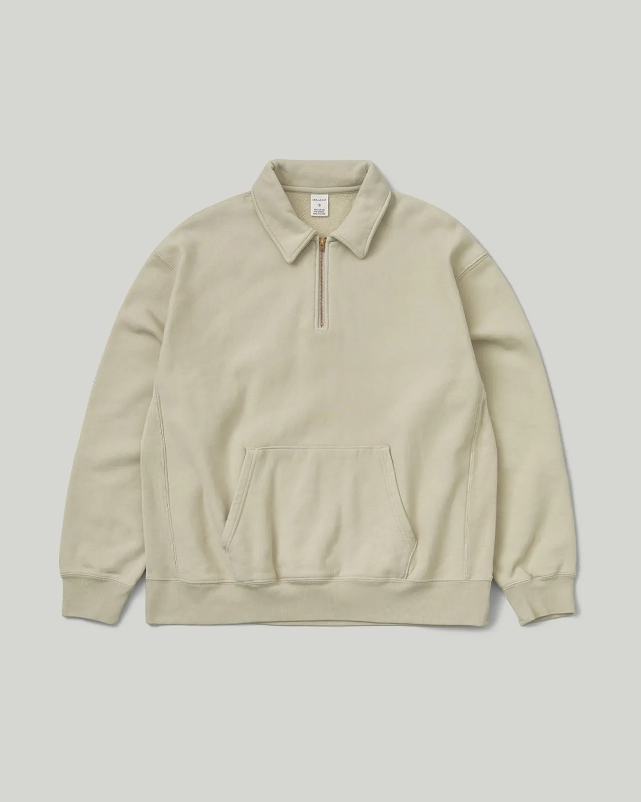 O.D Quarter Zip Pullover Stone