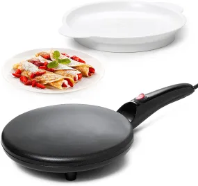 Portable Crepe Maker & Non-Stick Dipping Plate