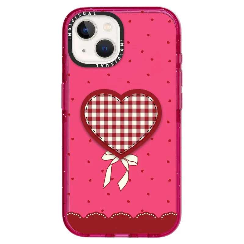 "Be Fearless" Heart, Lace and Polka Dots Phone Case_iPhone Ultra-Impact Case [1503684]