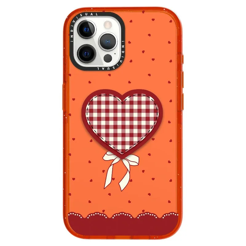 "Be Fearless" Heart, Lace and Polka Dots Phone Case_iPhone Ultra-Impact Case [1503684]