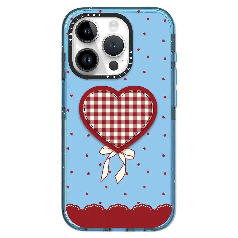 "Be Fearless" Heart, Lace and Polka Dots Phone Case_iPhone Ultra-Impact Case [1503684]