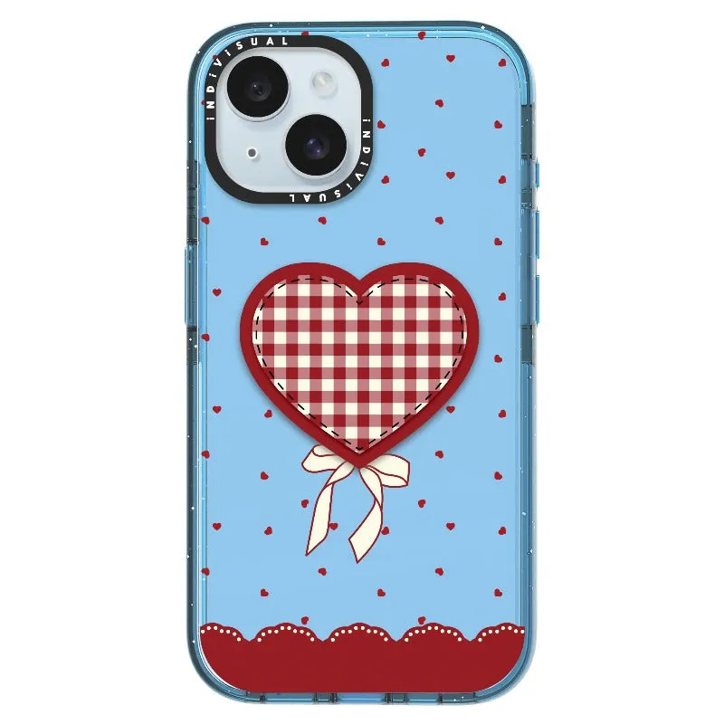 "Be Fearless" Heart, Lace and Polka Dots Phone Case_iPhone Ultra-Impact Case [1503684]