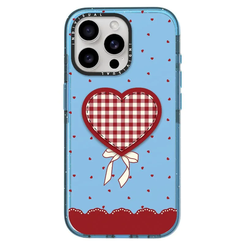 "Be Fearless" Heart, Lace and Polka Dots Phone Case_iPhone Ultra-Impact Case [1503684]