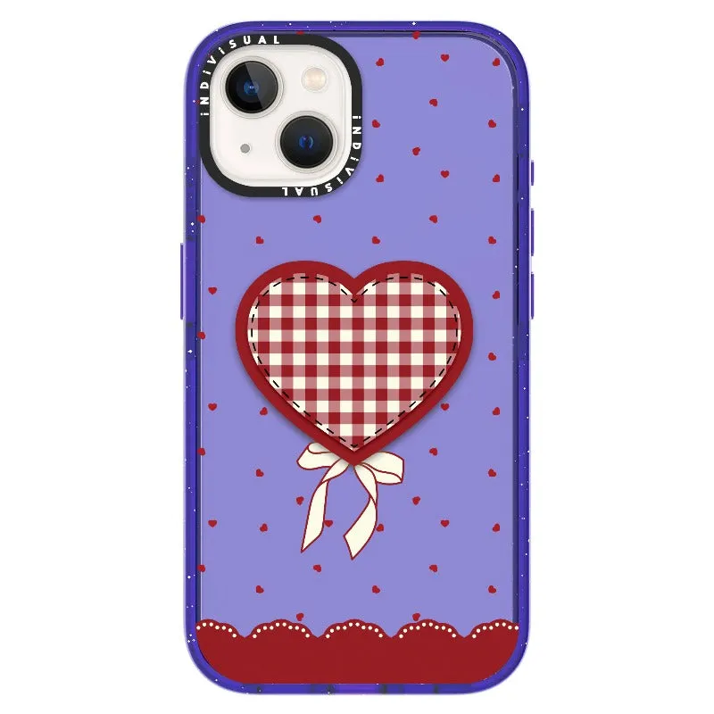 "Be Fearless" Heart, Lace and Polka Dots Phone Case_iPhone Ultra-Impact Case [1503684]