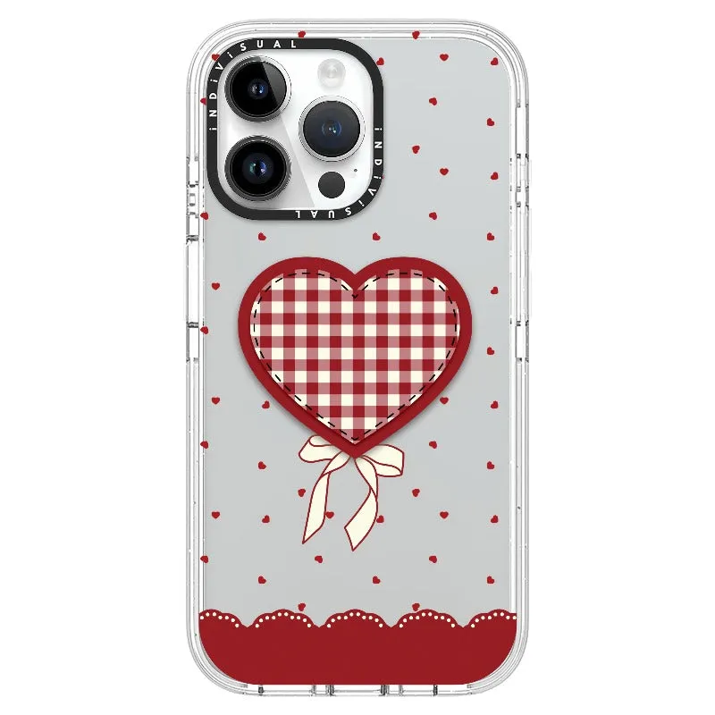"Be Fearless" Heart, Lace and Polka Dots Phone Case_iPhone Ultra-Impact Case [1503684]