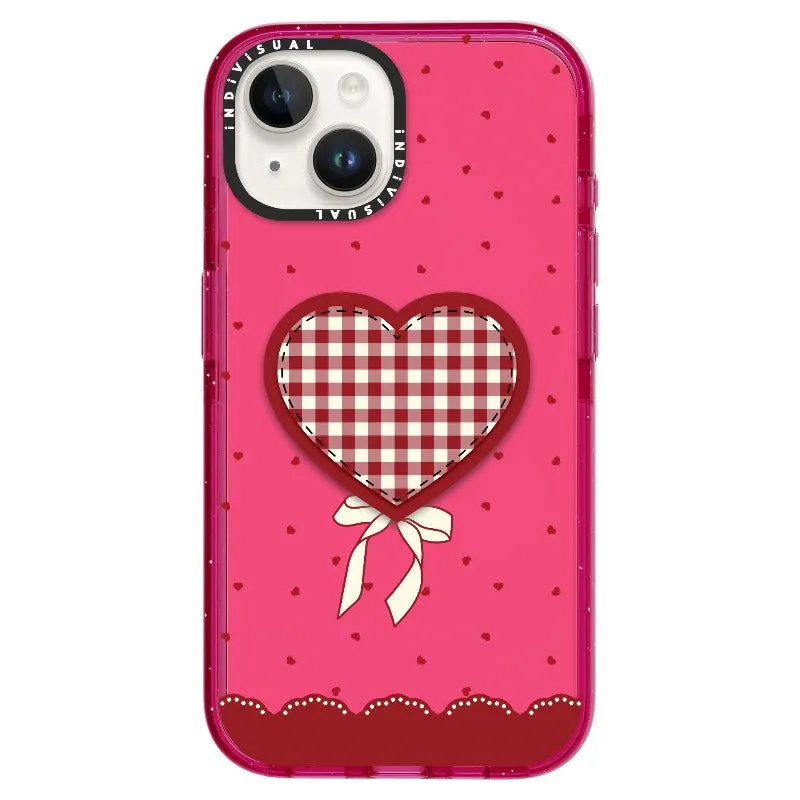 "Be Fearless" Heart, Lace and Polka Dots Phone Case_iPhone Ultra-Impact Case [1503684]
