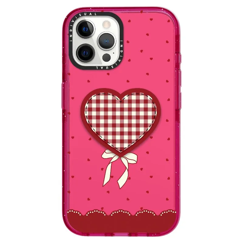 "Be Fearless" Heart, Lace and Polka Dots Phone Case_iPhone Ultra-Impact Case [1503684]