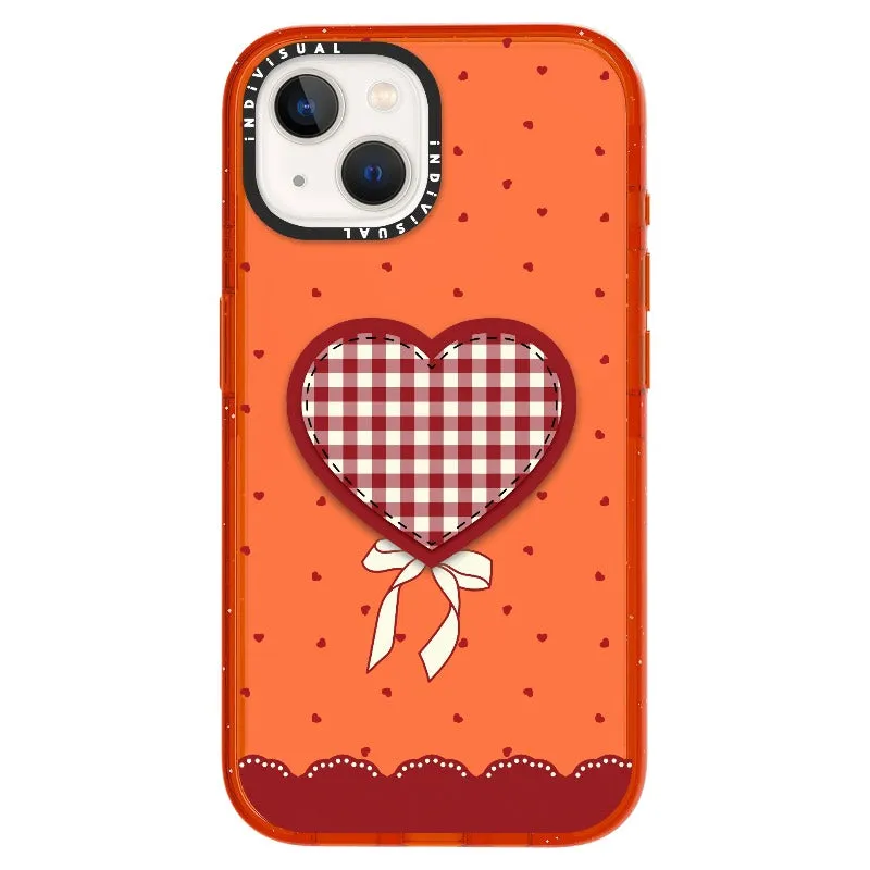 "Be Fearless" Heart, Lace and Polka Dots Phone Case_iPhone Ultra-Impact Case [1503684]