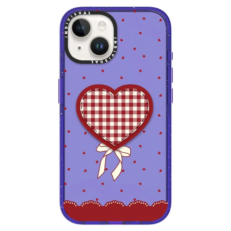 "Be Fearless" Heart, Lace and Polka Dots Phone Case_iPhone Ultra-Impact Case [1503684]