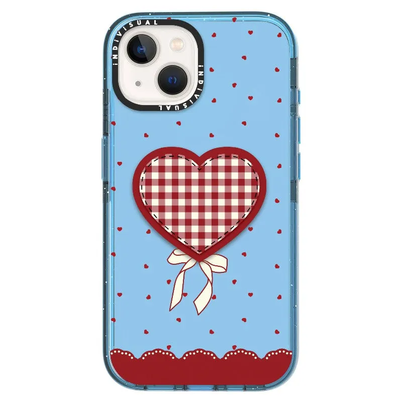 "Be Fearless" Heart, Lace and Polka Dots Phone Case_iPhone Ultra-Impact Case [1503684]