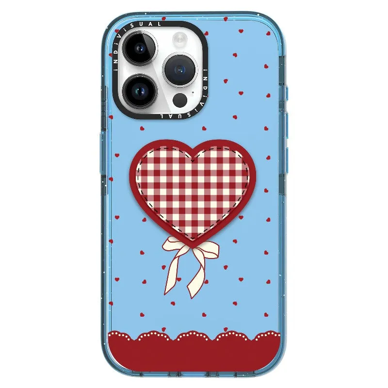 "Be Fearless" Heart, Lace and Polka Dots Phone Case_iPhone Ultra-Impact Case [1503684]