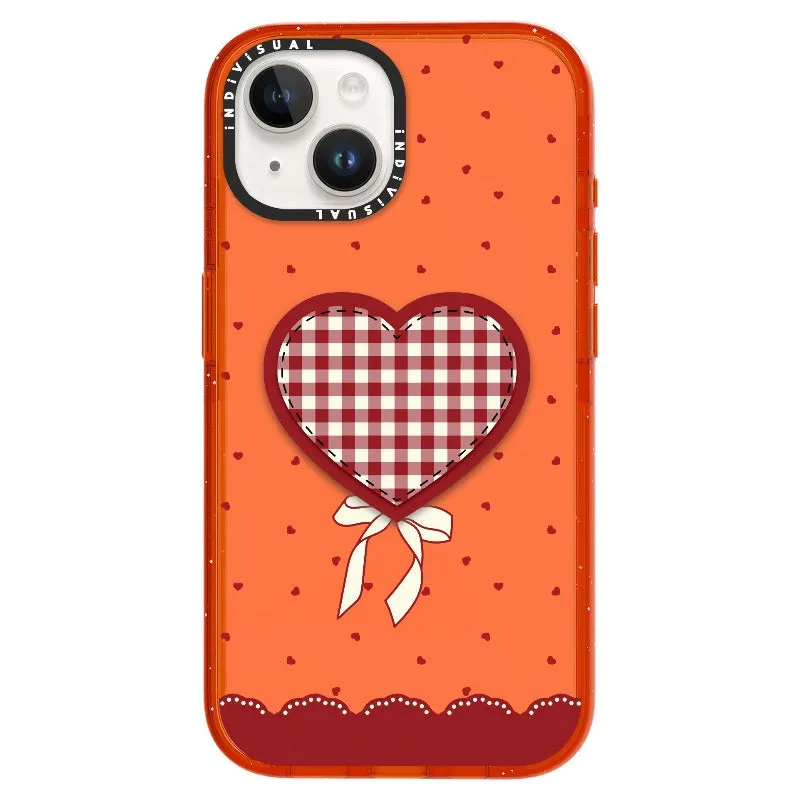 "Be Fearless" Heart, Lace and Polka Dots Phone Case_iPhone Ultra-Impact Case [1503684]