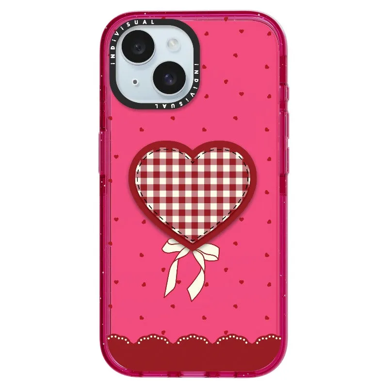 "Be Fearless" Heart, Lace and Polka Dots Phone Case_iPhone Ultra-Impact Case [1503684]