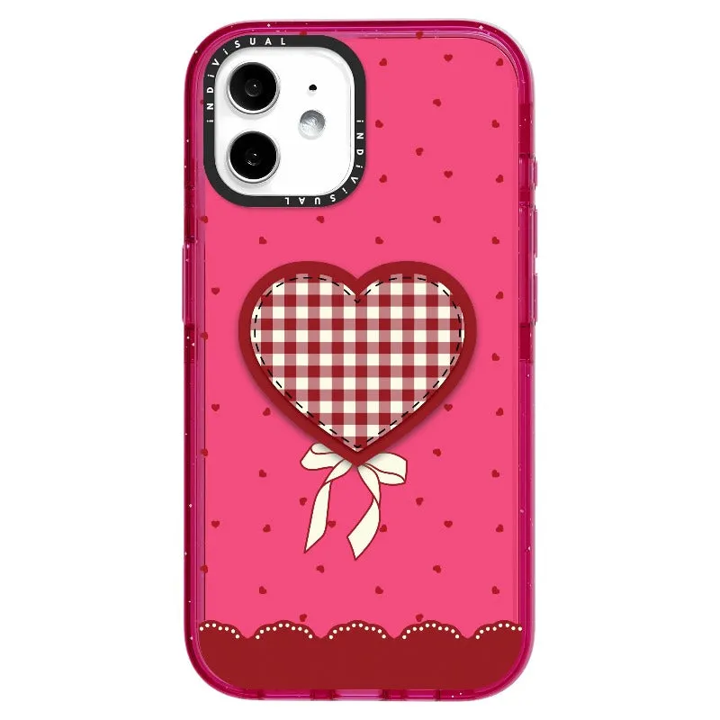 "Be Fearless" Heart, Lace and Polka Dots Phone Case_iPhone Ultra-Impact Case [1503684]