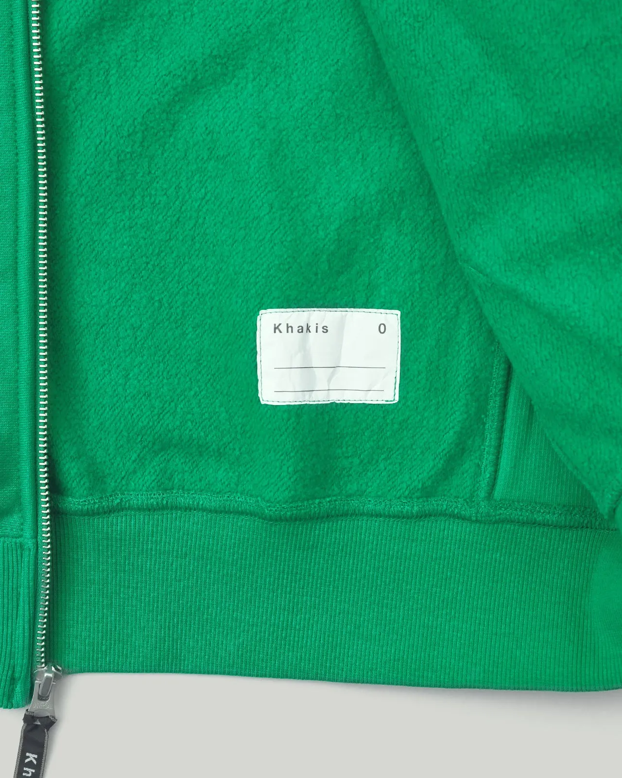 Raglan Full Zip Hoodie Green