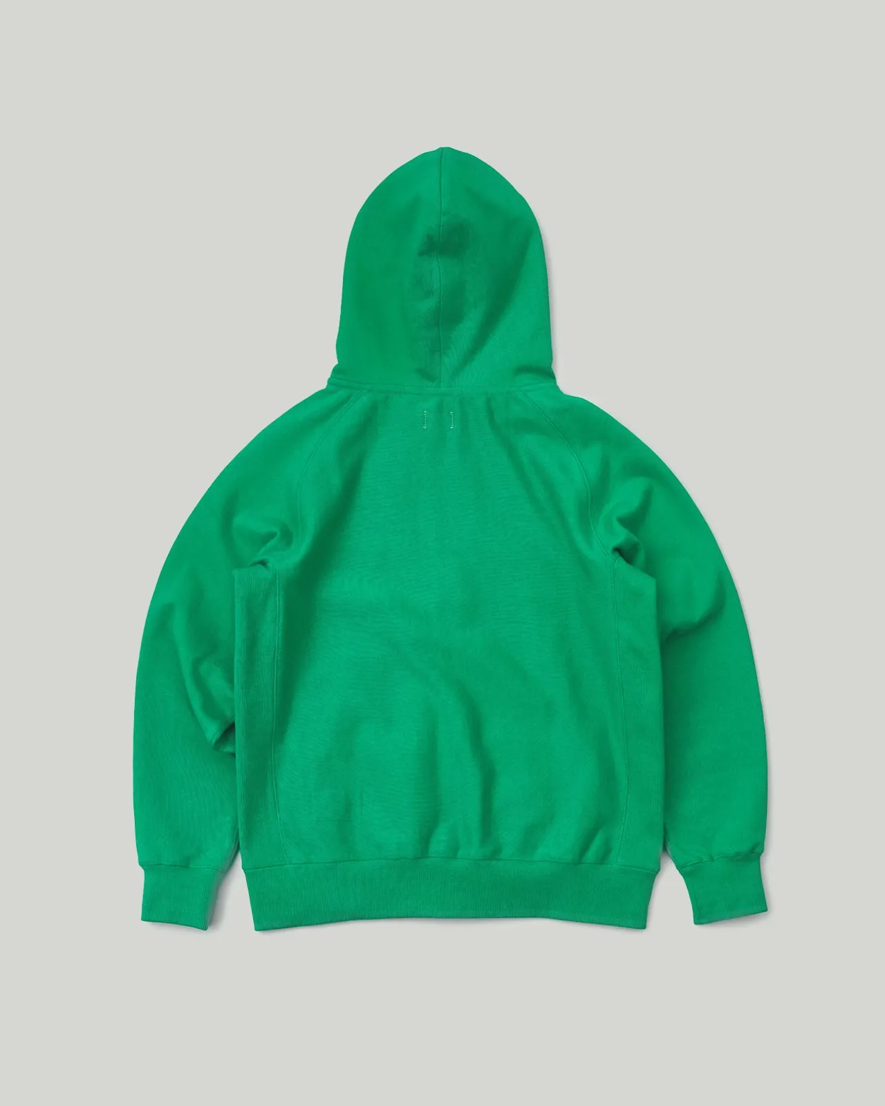 Raglan Full Zip Hoodie Green