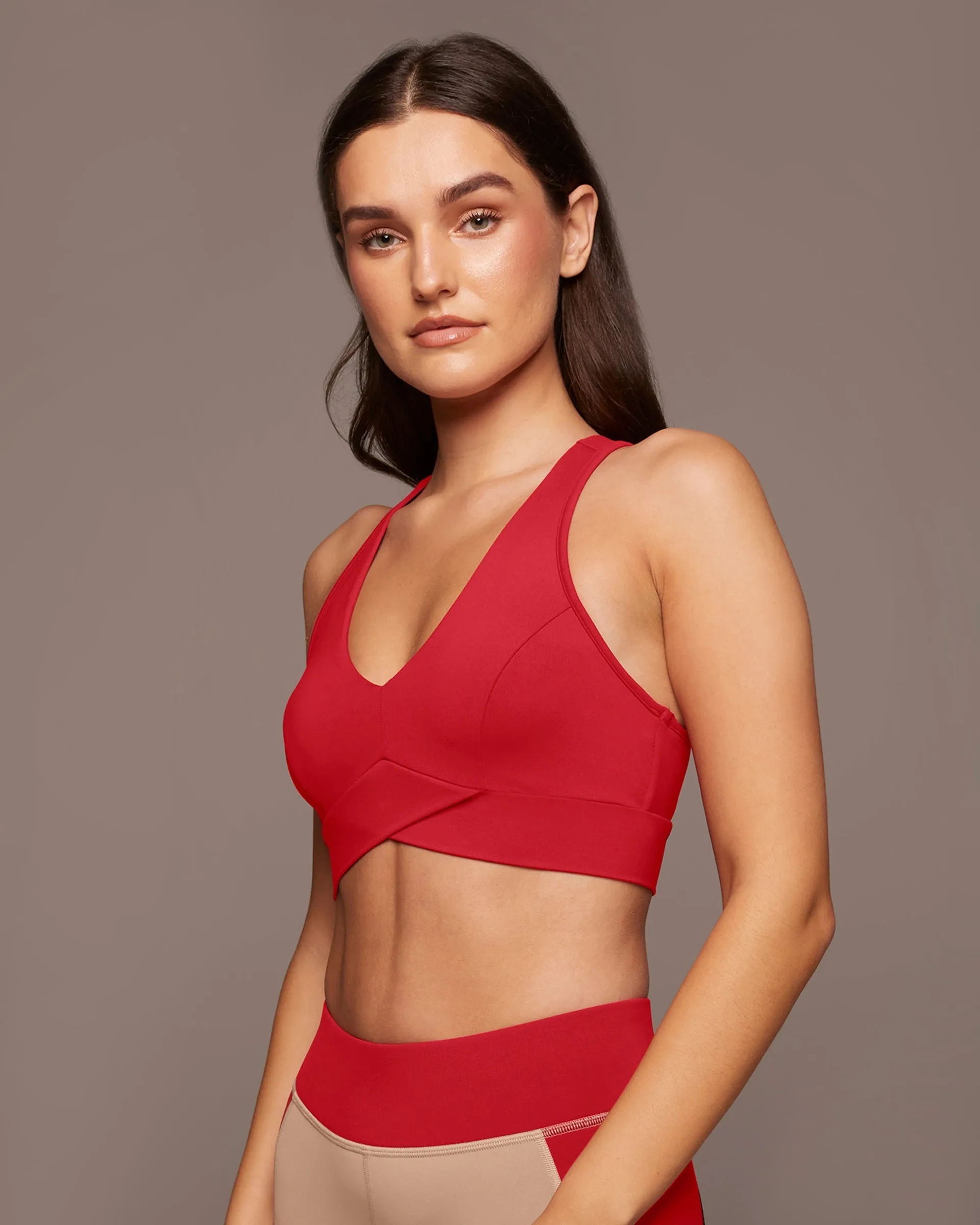 Ray V-Neck Longline Bra