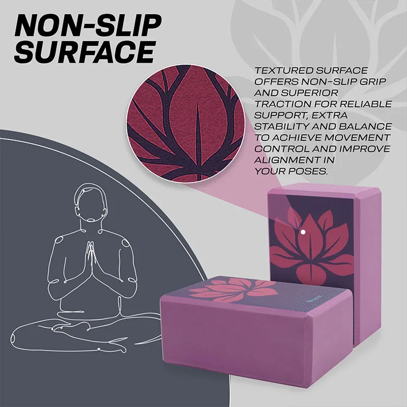 RDX D13 High Density EVA Foam Yoga Blocks Non-Slip Brick