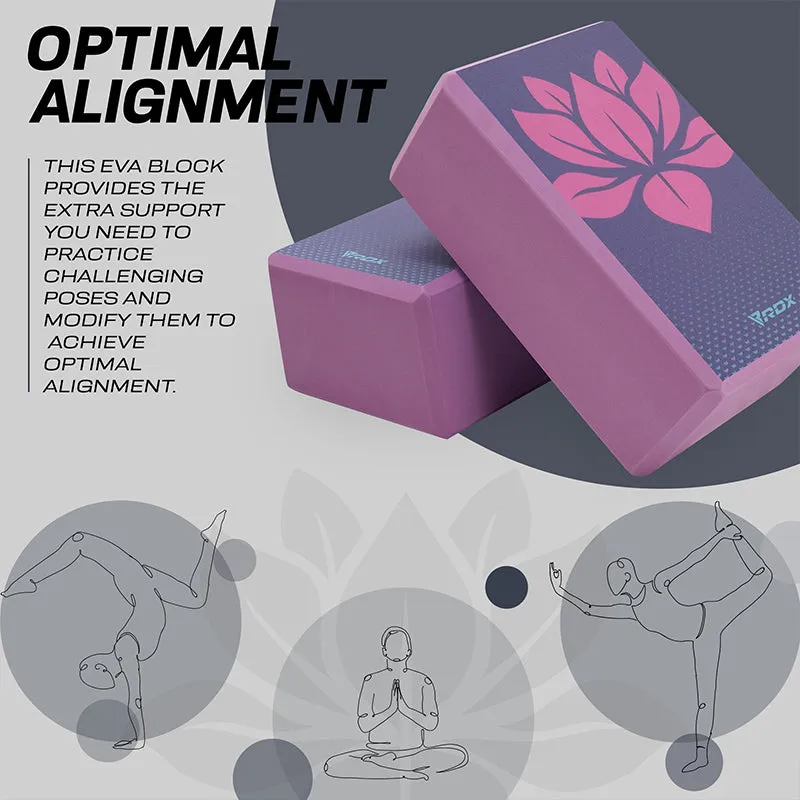 RDX D13 High Density EVA Foam Yoga Blocks Non-Slip Brick