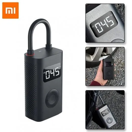 XiaoMi Portable Electric Air Pump Inflator with Tyre Pressure Display