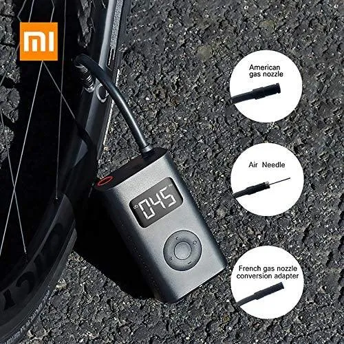 XiaoMi Portable Electric Air Pump Inflator with Tyre Pressure Display