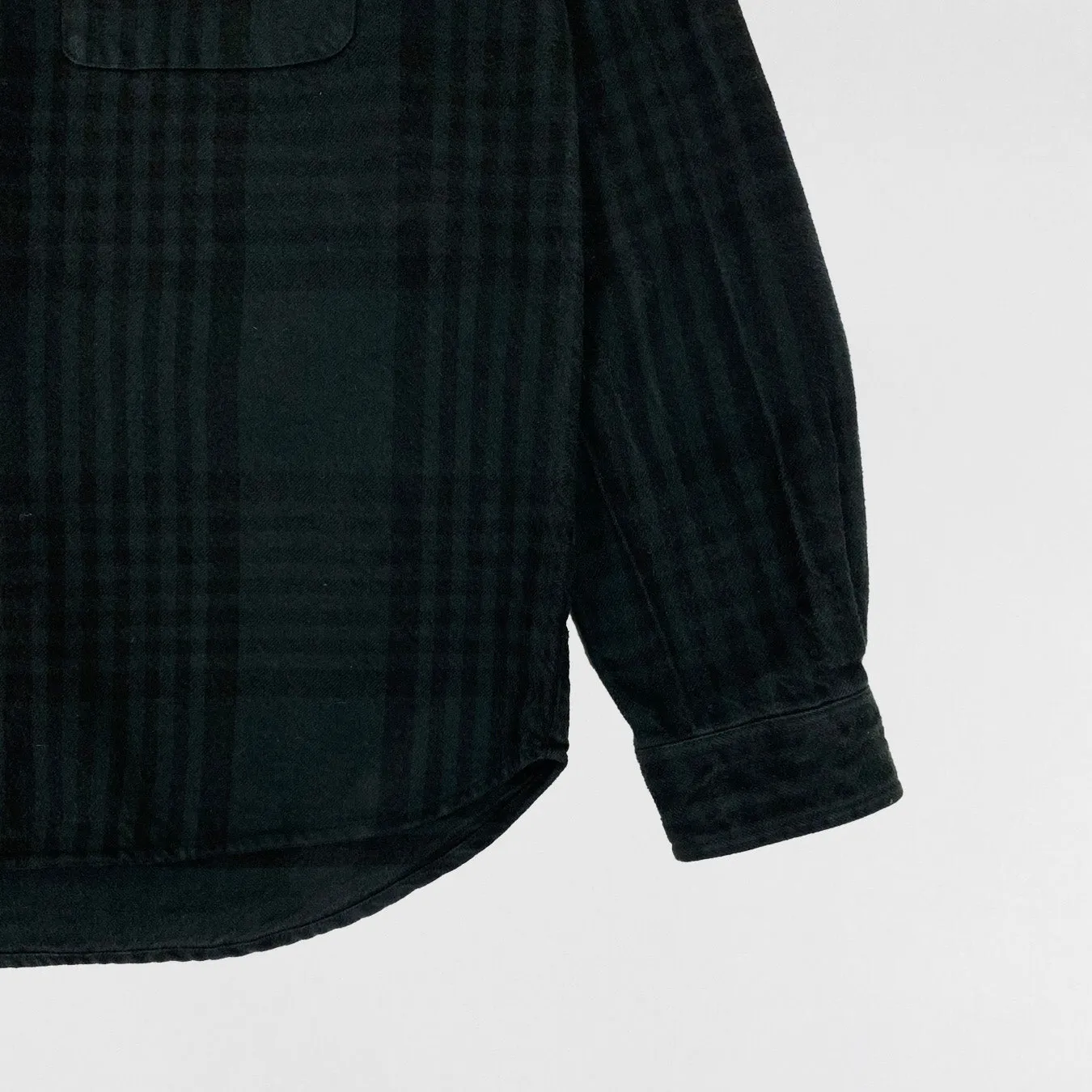 YZY 2017 Oversized Hooded Zip Up Flannel